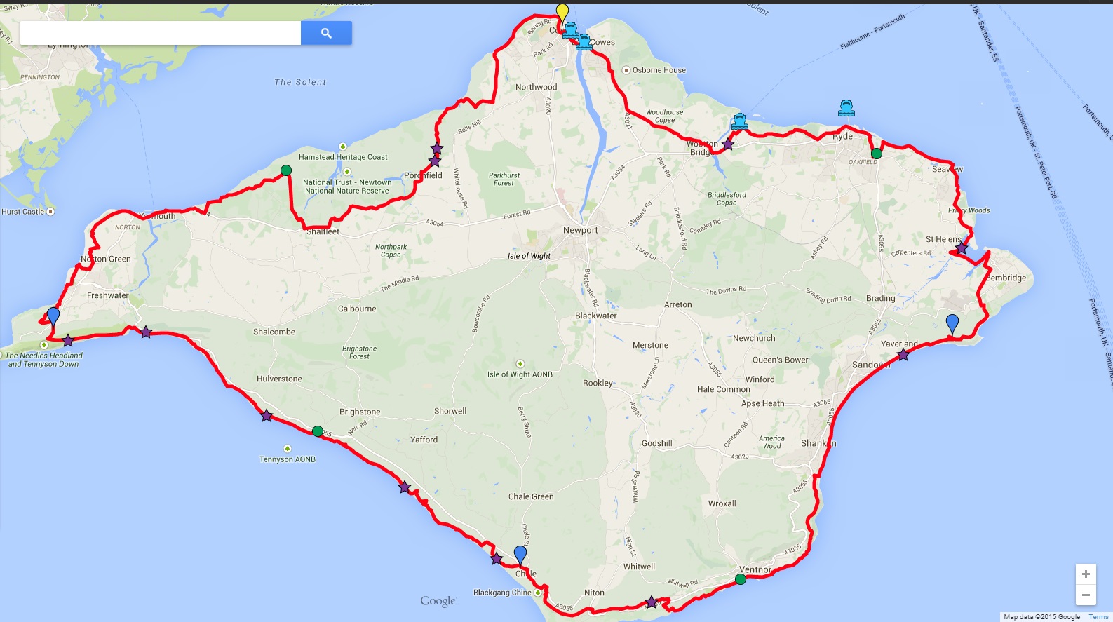 Sophie, Jon and Molly's Isle of Wight Challenge - Soabar